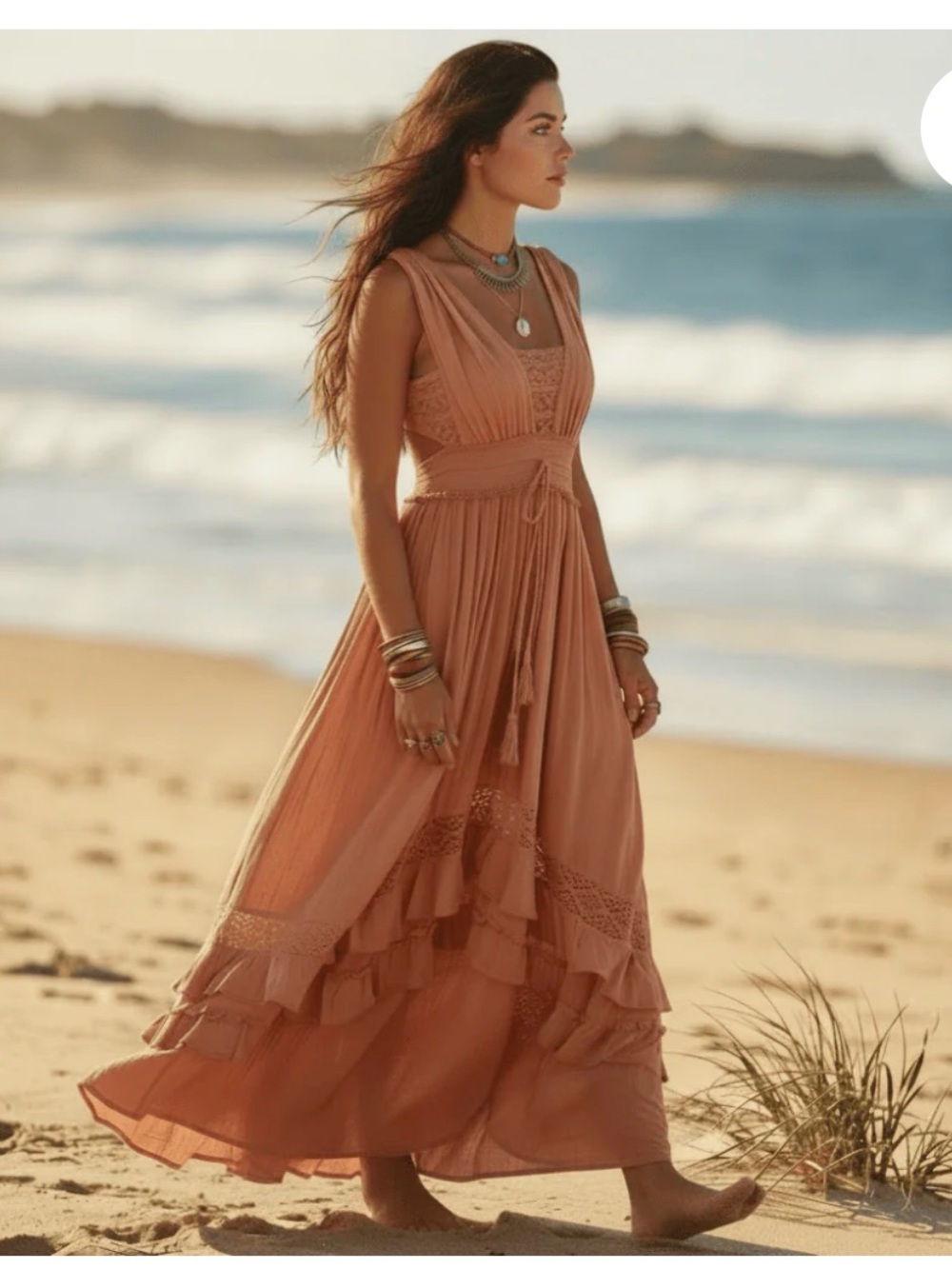 BOHO SUMMER BEACH MAXI DRESS